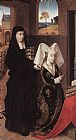 Elizabeth Paintings - Isabel of Portugal with St Elizabeth by Petrus Christus